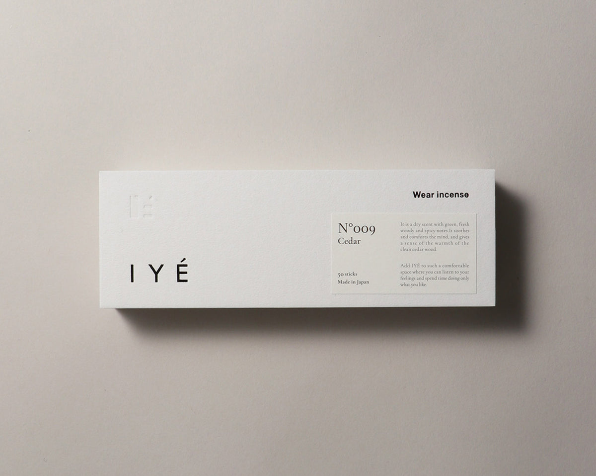 IYÉ incense No.009 Cedar – IYÉ online store
